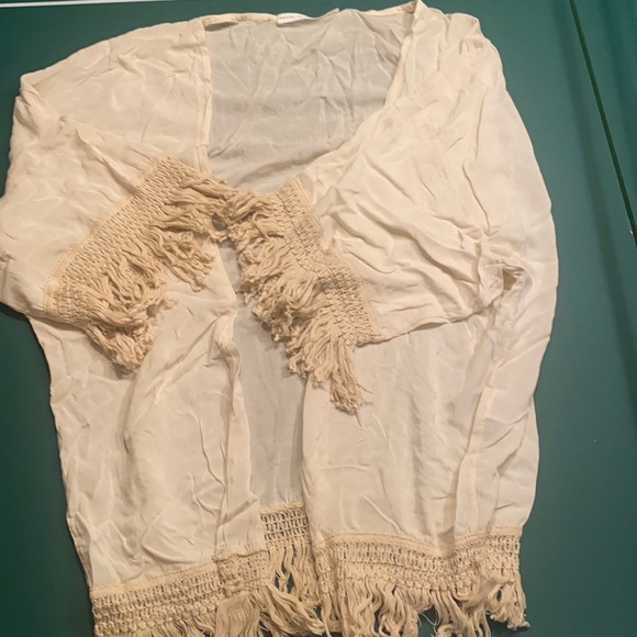 Ivory light weight jacket - Picture 1 of 5